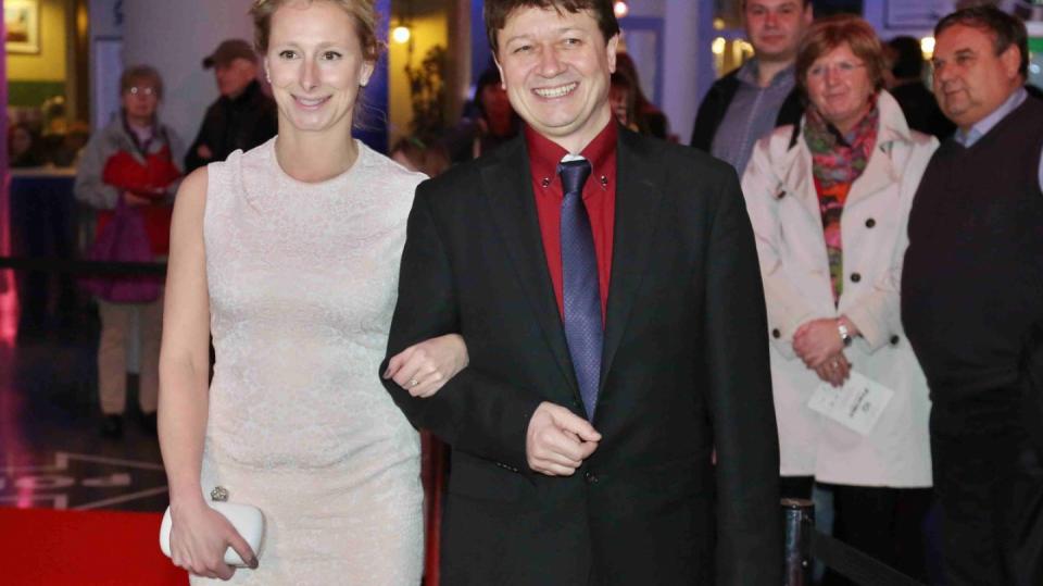 Karel Janák s tajemnou blondýnou
